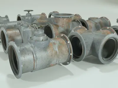 Modular Pipeline 3D Model 3D model