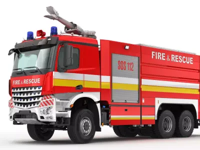 Generic Fire Truck 3D model