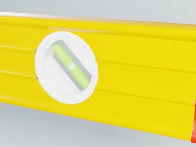 Level Tool Low-poly 3D model