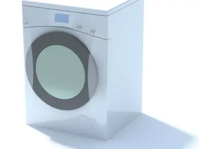 High Tech Clothes Dryer 3D model