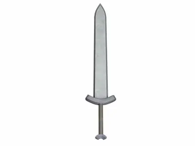 Big sword Low-poly 3D model purchase