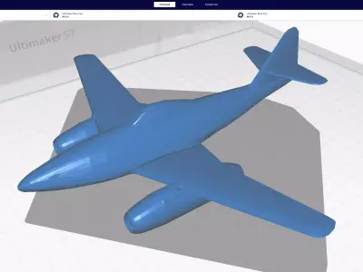 Messerschmitt ME-262 Schwalbe Low-poly 3D model