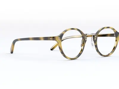 Oliver Peoples Op 1955 Cocobolo Antique Gold Sunglass 3D model