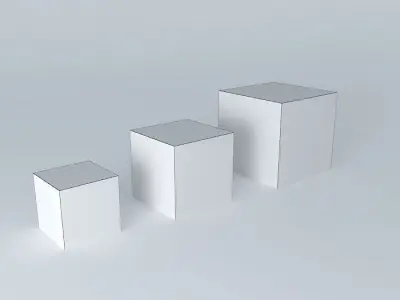 wood boxes Free 3D model