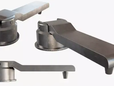 Industrial Mechanical Lever Rocker Arm 3D model