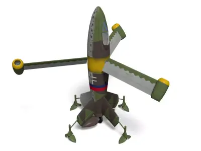 Focke Wulf Triebflugel 3D model