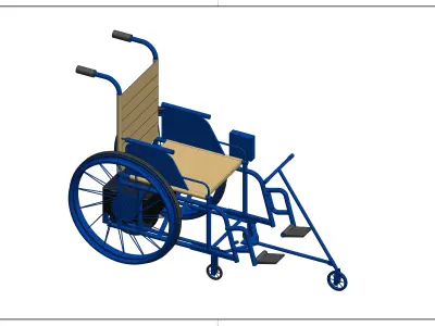 Wheel Chair Free 3D model