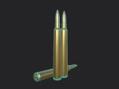792 x 107 mm Polish Ammo Low-poly 3D model