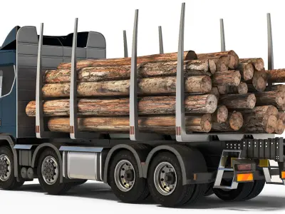 Truck R650 timber 2020 3D model