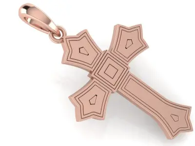 CROSS PENDANT CR140 3D print model
