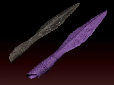 Spearhead of Kovel  Low-poly 3D model
