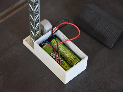 Haus fuer Flutlichtmast Aliexpress 3D print model