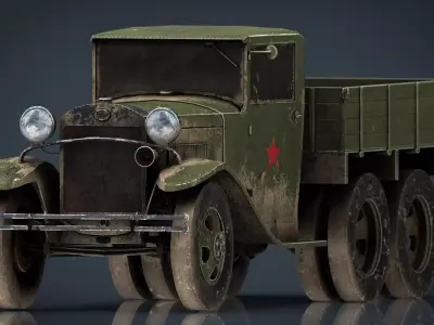 GAZ AAA TRUCK DIRT 3D model