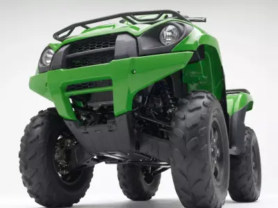 Kawasaki Brute Force 750 Low-poly 3D model