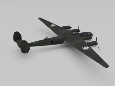 Messerschmitt Me 264 3D model