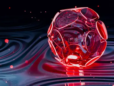 Sci-Fi Glowing Orb 3D Model  Low-poly 3D model