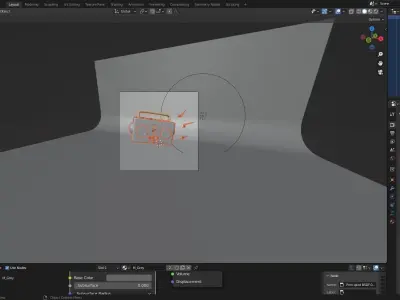 Robot toy radio Low-poly 3D model