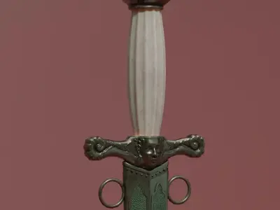 Ceres Dagger Low-poly 3D model