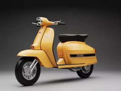 Lambretta Jet 200 3D model get