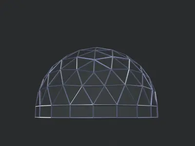 Dome Building 3D model purchase