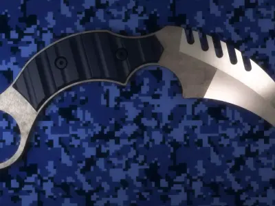 Karambit Knife 3D model buy