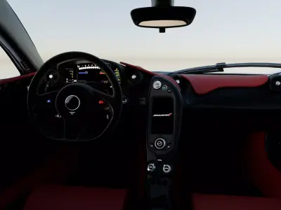 McLaren P1 2013 High Detail Game Ready Cinematic Low-poly 3D model