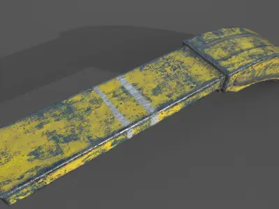 Industrial styled detail 2 Free 3D model
