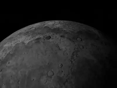 Moon 3d Low-poly 3D model