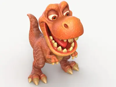 Tyrannosaurus Rex Toy 1 3D model