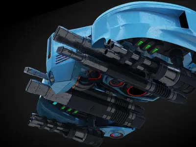 drone spaceship 3D model