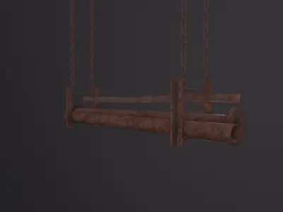 Swing Trap 3D Model Low-poly 3D model