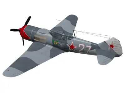 Lavochkin La-7 3D model