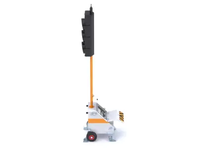 Portable Traffic Light 3D model