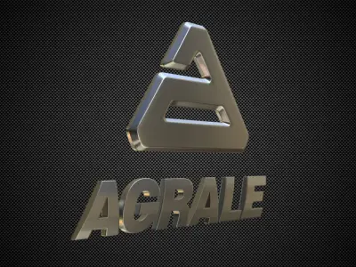 agrale logo 3D model