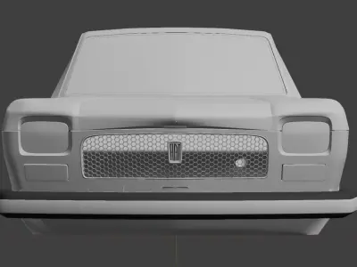 Fiat 127 Printable model 3D print model