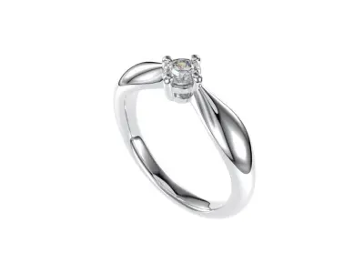 Solitaire rings blgar style 3D print model