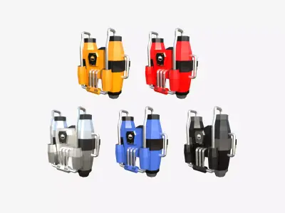 05 Jetpack Low Poly J Collection - SciFi Character Design