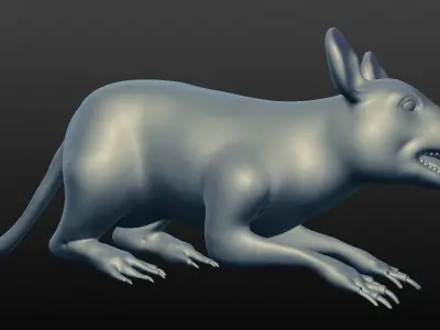 rat 3d model 3D model purchase