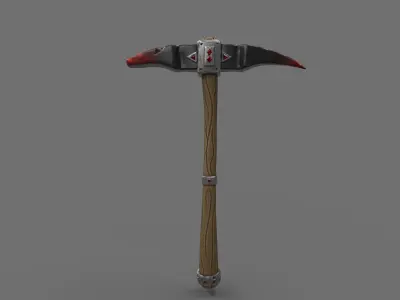 Gem Pickaxe 3D model