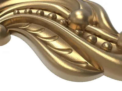 decorative pattern ready for 3D printing 3D model