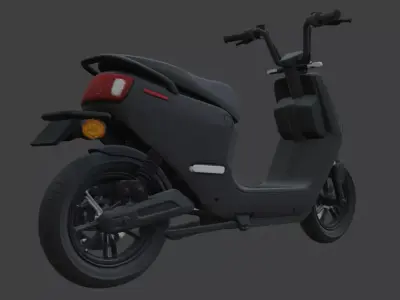 Electric Scooter 3D Model 3D model 3