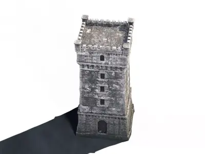Tower 01 PBR Low-poly 3D model