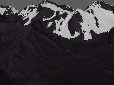 Snow Mounatin 3D model