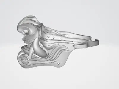 Samurai mask 4 3D model