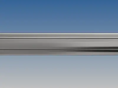 British Standard-EN13674  60E2 rail 3D model