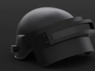 PUBG Helmet level 3 3D model