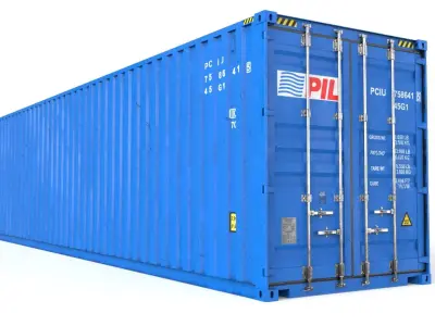 40 feet High Cube  PIL  shipping container 3D model