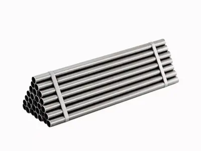 Industrial Pipes 01 3D model