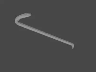 crowbar Free low-poly 3D model