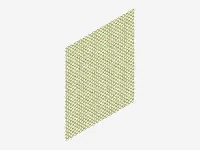 braz 3D filtre grillage grille expanded metal mesh separator ... Free 3D model